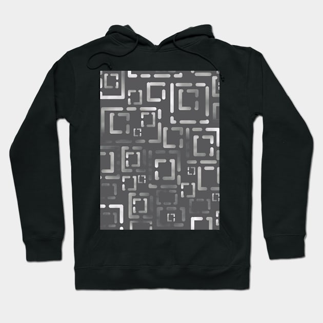 Blocks Greys on Grey 5748 Hoodie by ArtticArlo